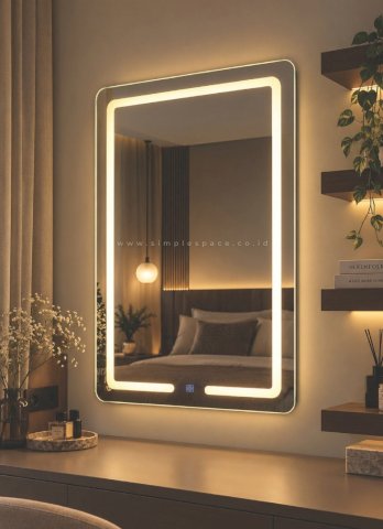 Cermin LED Persegi